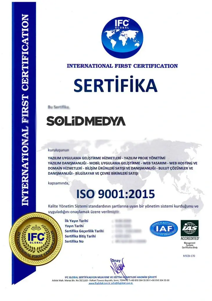 Solid Medya тХи╨нsobelgesi3 belgesi