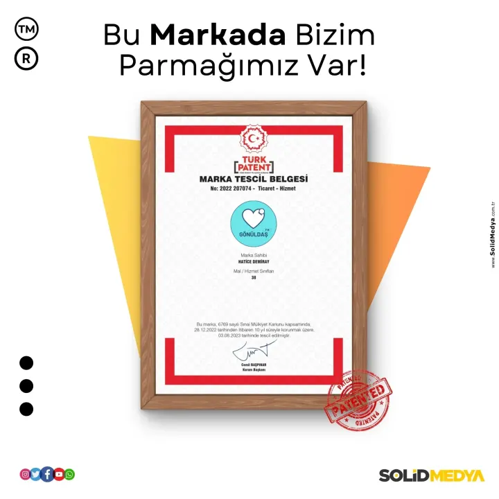 Gonuldas — Marka Tescil Projesi | Solid Medya