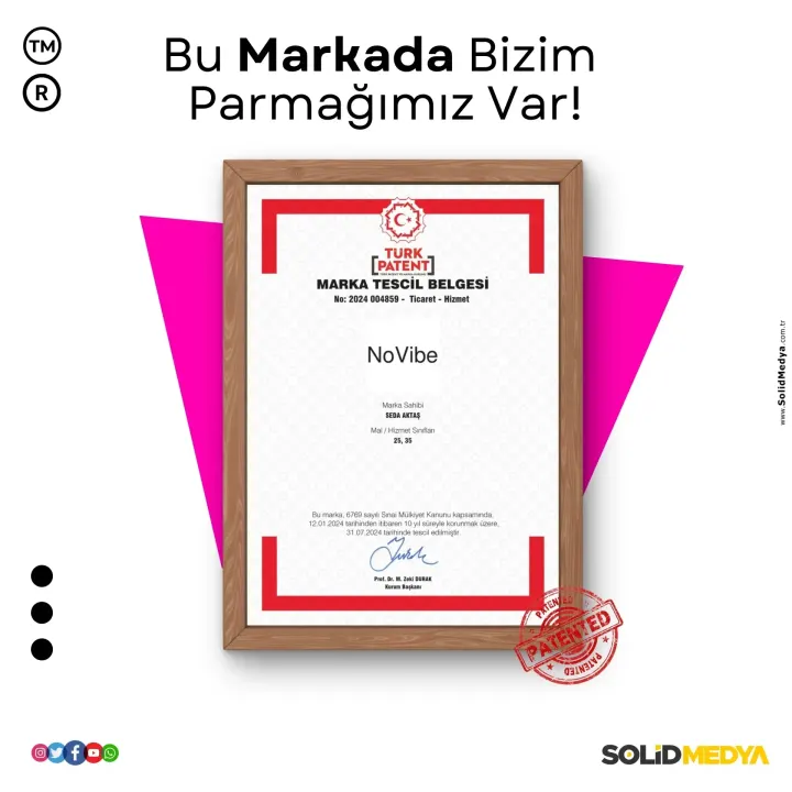 Novibe — Marka Tescil Projesi | Solid Medya