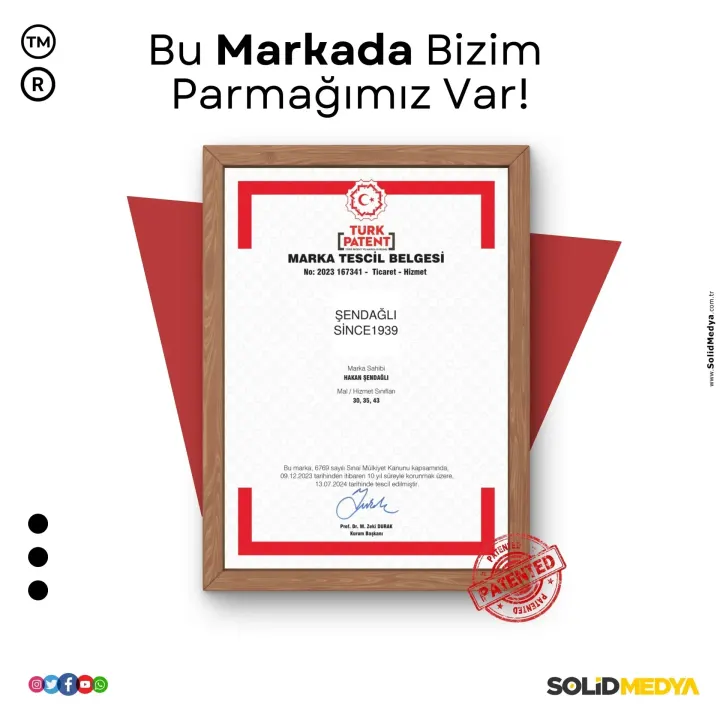 Sendaglisince1939 — Marka Tescil Projesi | Solid Medya