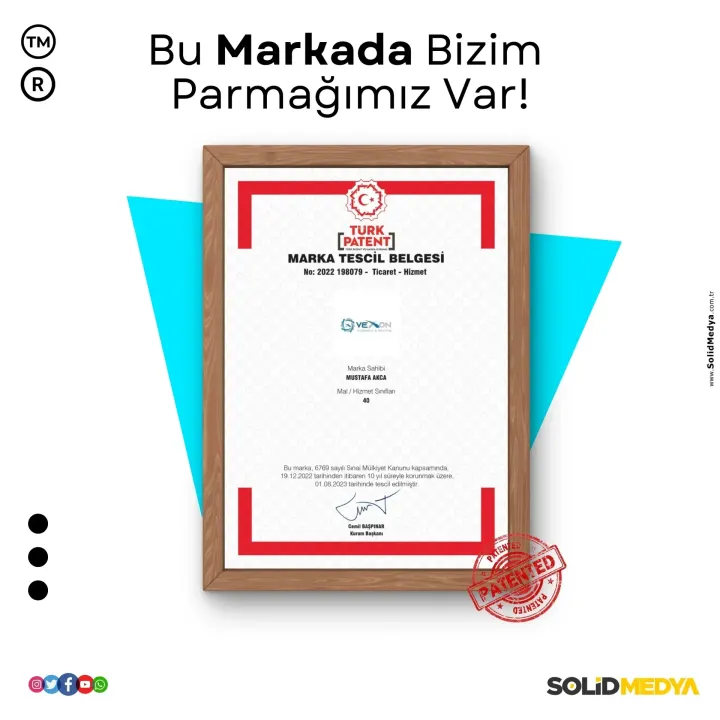 Vexon — Marka Tescil Projesi | Solid Medya