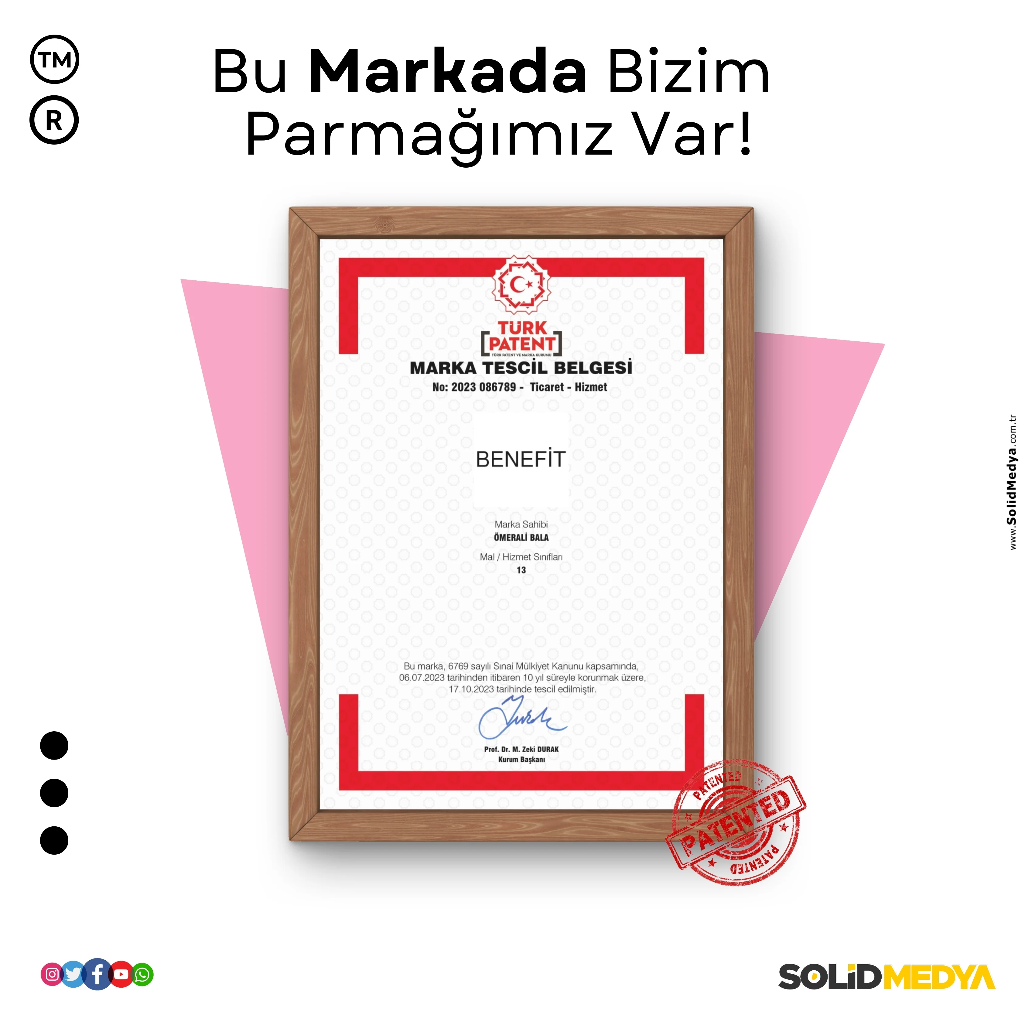 Benefit - Markatescil Projesi | Solid Medya