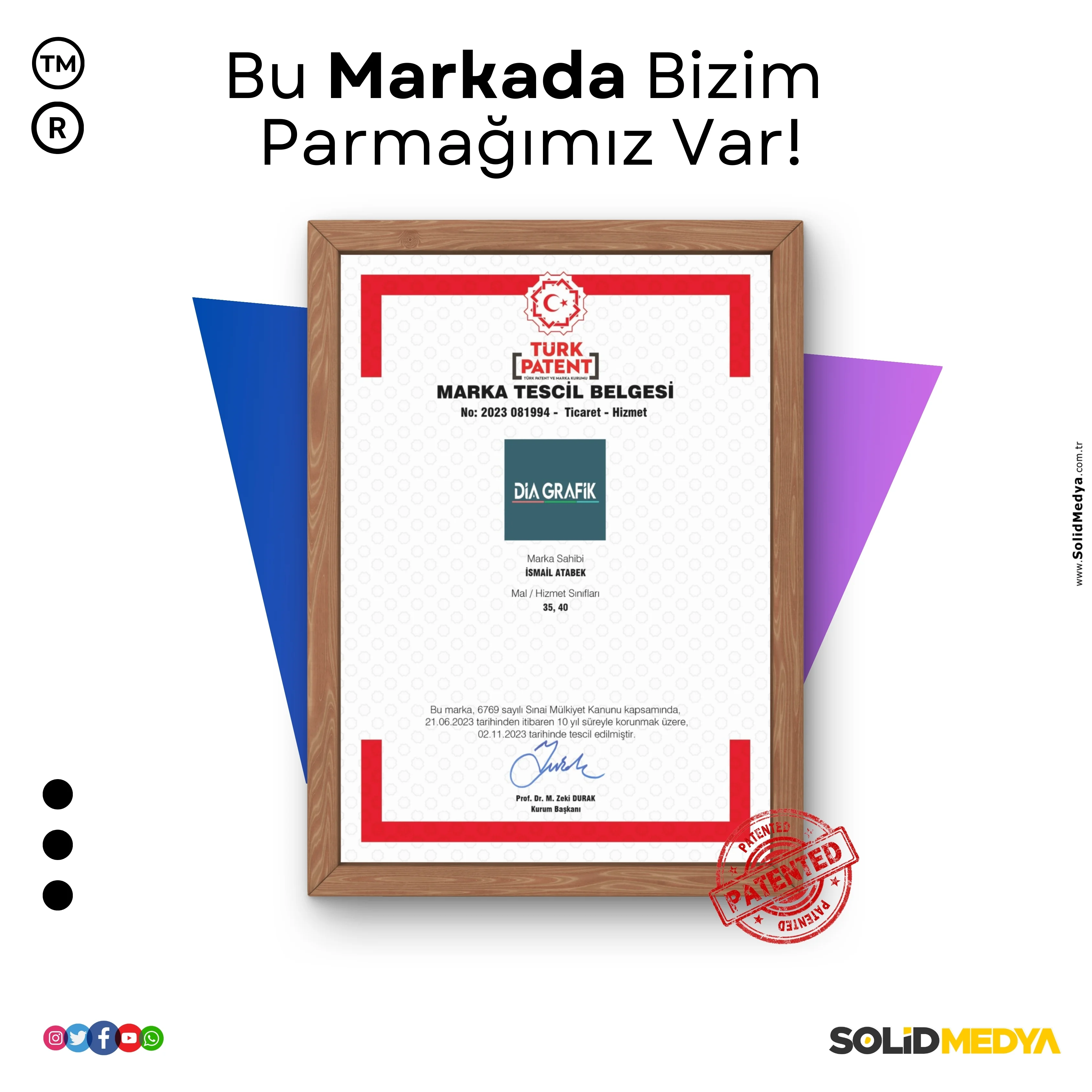 Diagrafik - Markatescil Projesi | Solid Medya