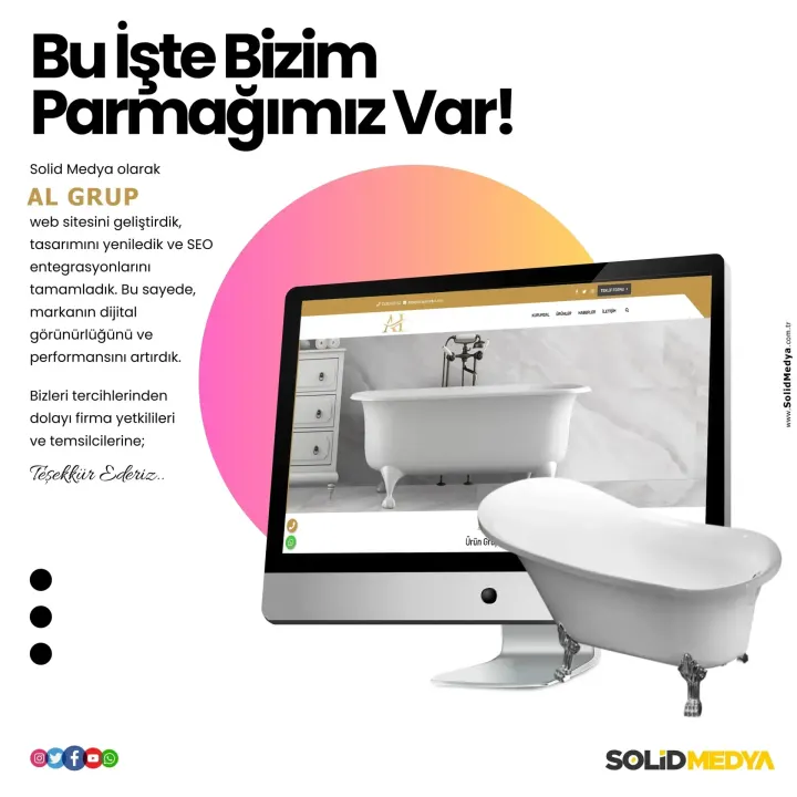 Algrup — Web Tasarım Projesi | Solid Medya