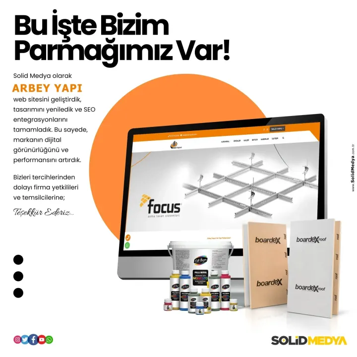 Arbeyyapi — Web Tasarım Projesi | Solid Medya