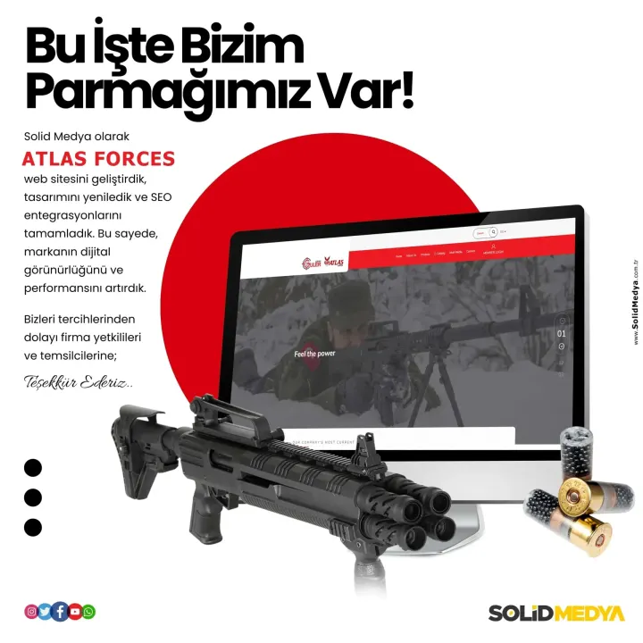 Atlasforces — Web Tasarım Projesi | Solid Medya
