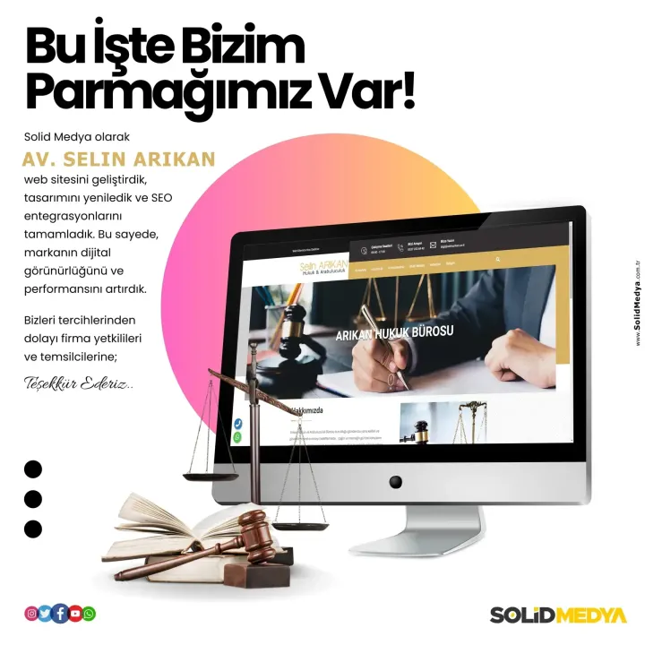 Avukatselinarikan — Web Tasarım Projesi | Solid Medya