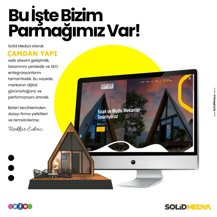 Camdanahsapev — Web Tasarım Projesi | Solid Medya