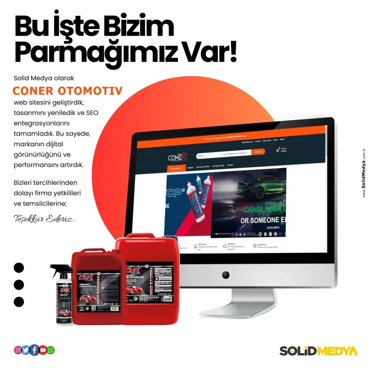 Conerotomotiv Conerotomotiv — Yazılım Projesi | Solid Medya