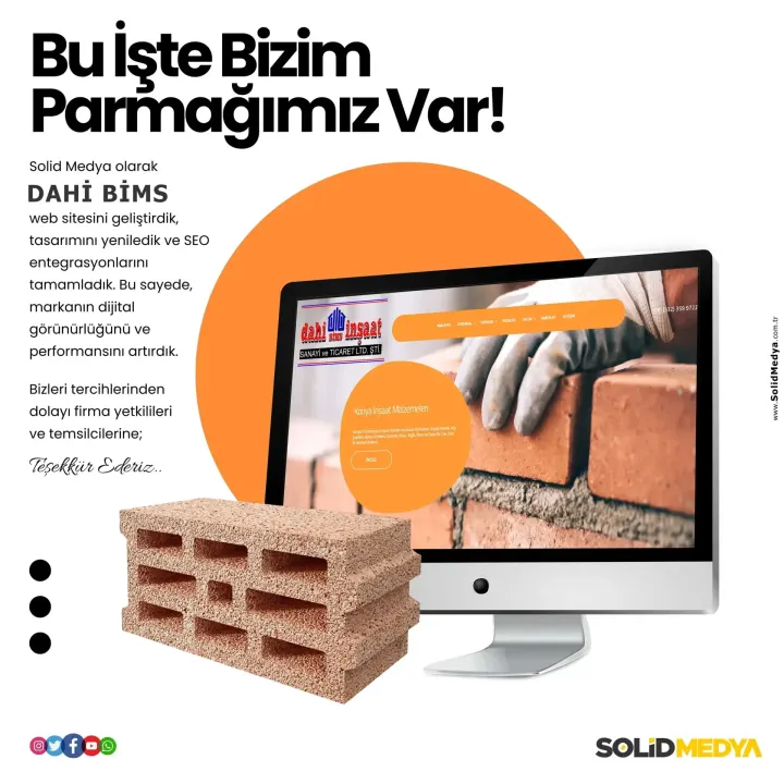 Dahibims — Web Tasarım Projesi | Solid Medya