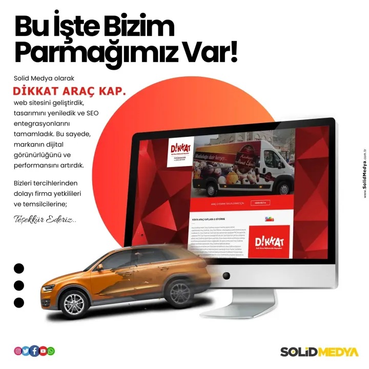 Dikkatarackaplama — Web Tasarım Projesi | Solid Medya