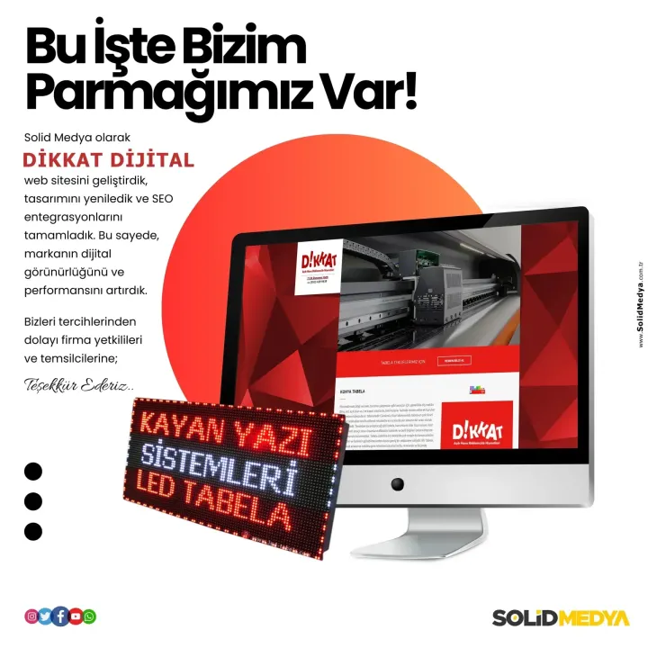 Dikkatdijital — Web Tasarım Projesi | Solid Medya