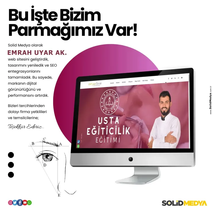 Emrahuyarakademi 2 — Web Tasarım Projesi | Solid Medya