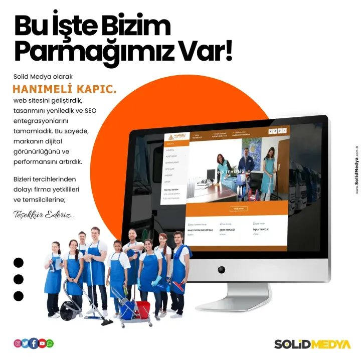 Hanimelimobilkapicilik — Web Tasarım Projesi | Solid Medya