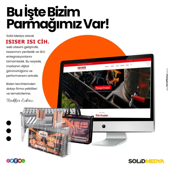 Isiserisicihazlari — Web Tasarım Projesi | Solid Medya