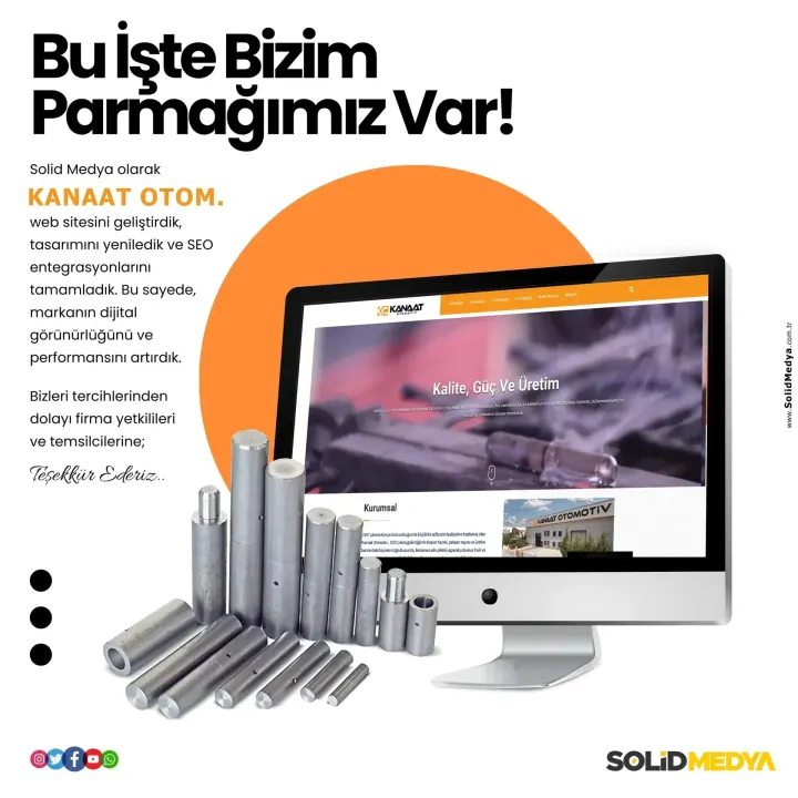 Kanaatotomotiv — Web Tasarım Projesi | Solid Medya