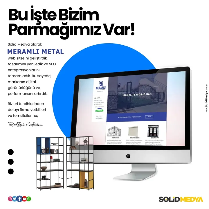 Meramlimetal — Web Tasarım Projesi | Solid Medya