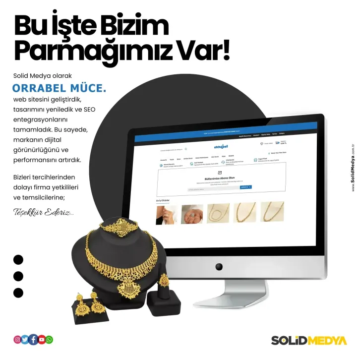 Orrabelkuyumculuk — Web Tasarım Projesi | Solid Medya