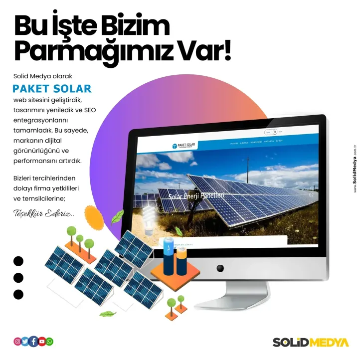 Paketsolar Paketsolar — Kurumsal Numara Projesi | Solid Medya