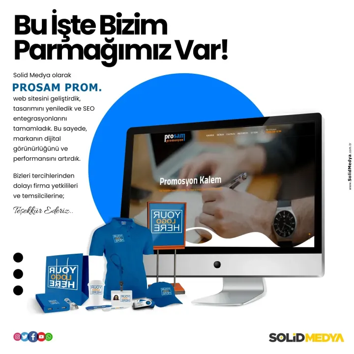 Prosampromosyon — Web Tasarım Projesi | Solid Medya