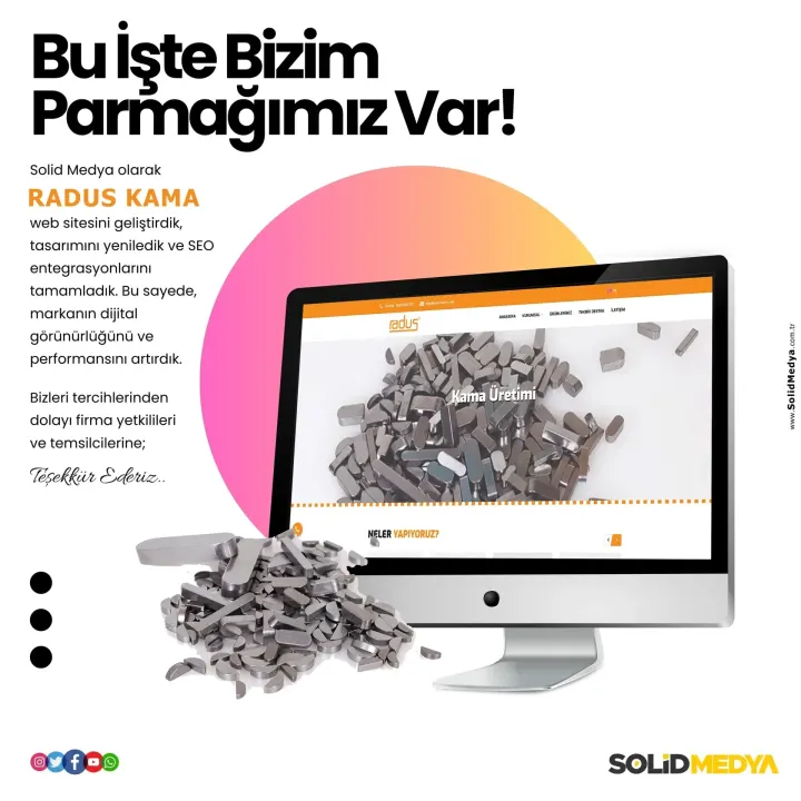 Raduskama — Web Tasarım Projesi | Solid Medya