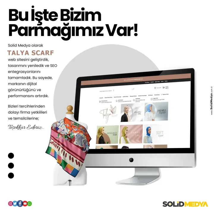 Talyascarf — Web Tasarım Projesi | Solid Medya