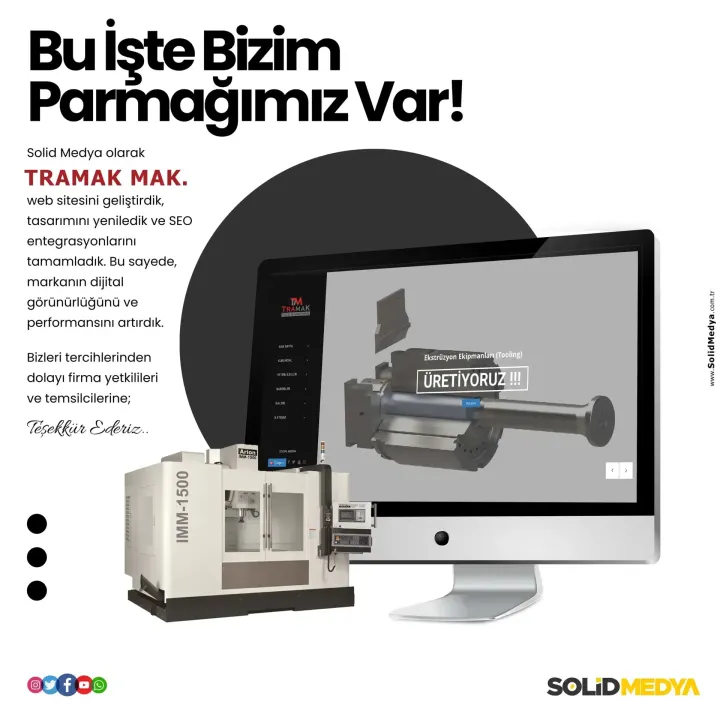Tramakmakine Tramakmakine — Kurumsal Numara Projesi | Solid Medya