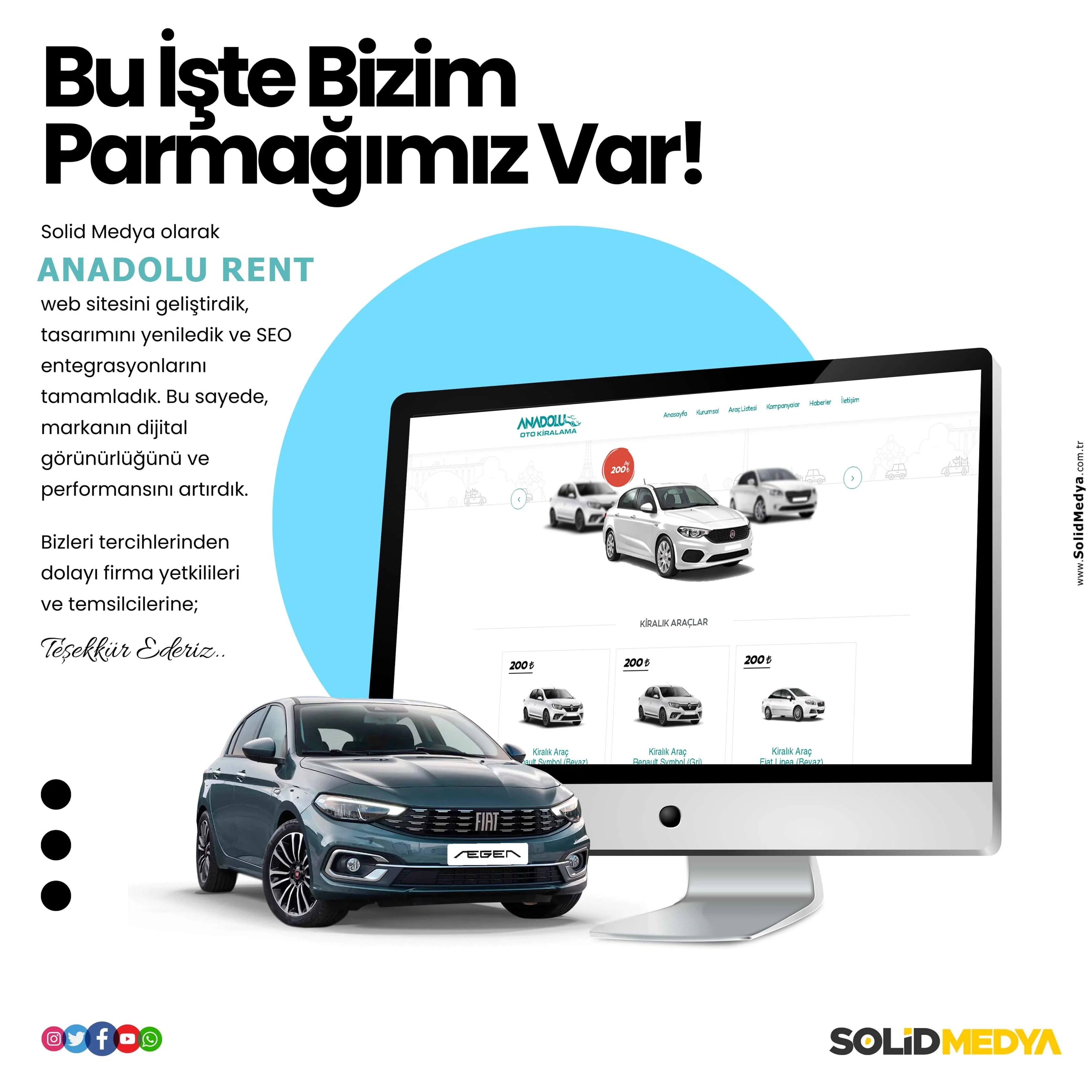 Anadoluotokiralama Min - Webtasarim Projesi | Solid Medya