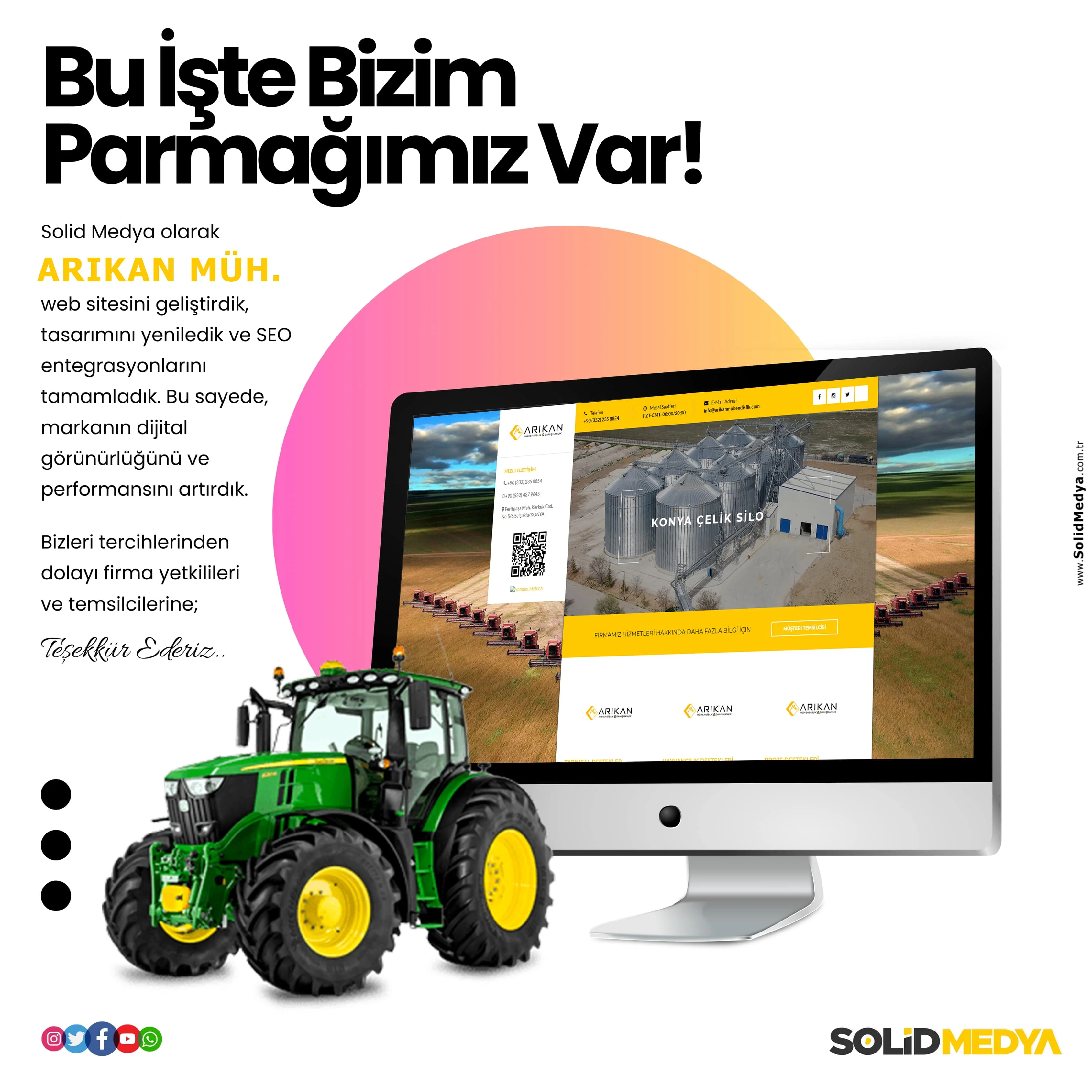Arikanmuhendislik Min - Webtasarim Projesi | Solid Medya