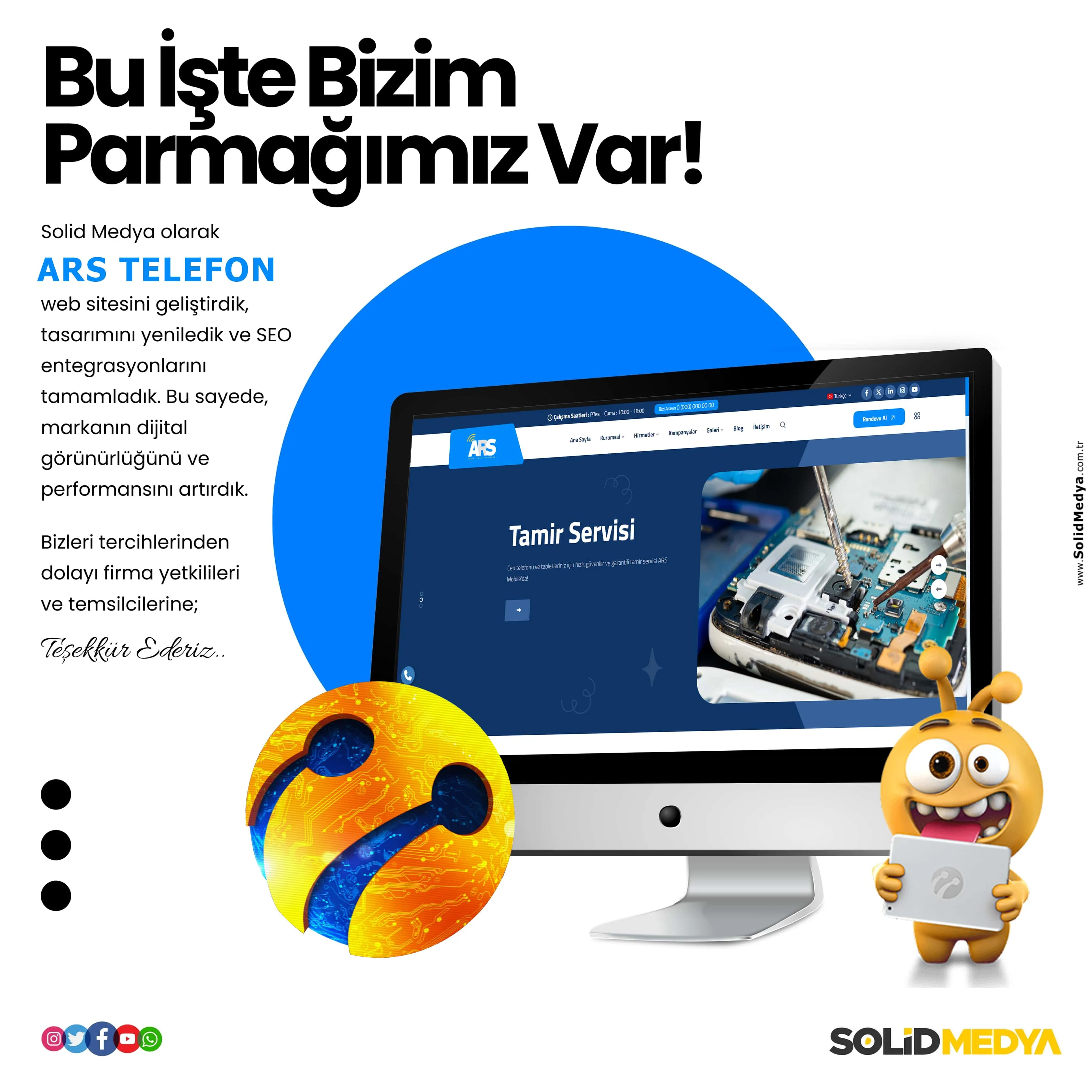 Arstelefon Min - Webtasarim Projesi | Solid Medya