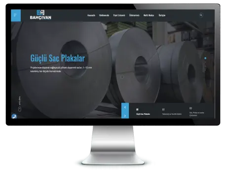 Bahcivanmetal Web Sitesi Tasarımı Bahcivanmetal — Konya Web Tasarım Projesi | Solid Medya