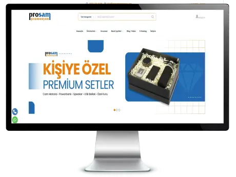 Prosampromosyon Web Sitesi Tasarımı Prosampromosyon — Konya Web Tasarım Projesi | Solid Medya