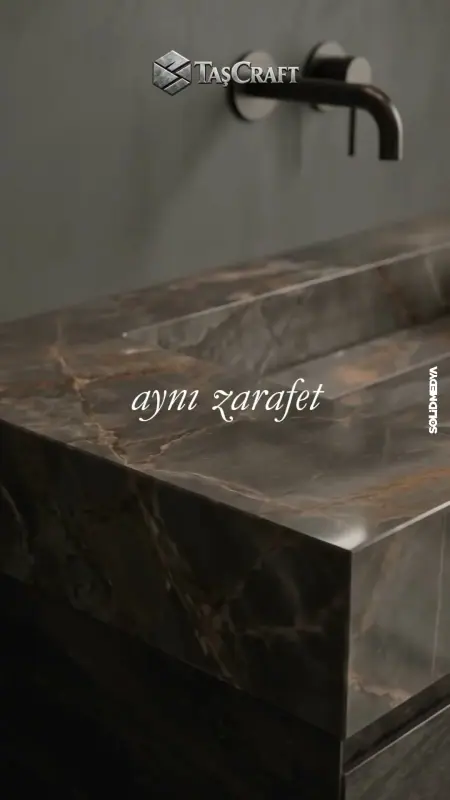 Taş Craft Mutfak Lavobo Mermer (Reels) — video kapak görseli