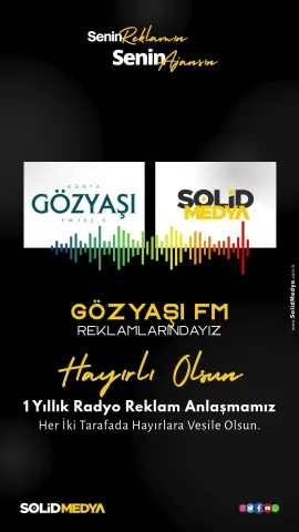 Gözyaşı FM Radyo Reklam — Solid Medya reklam videosu