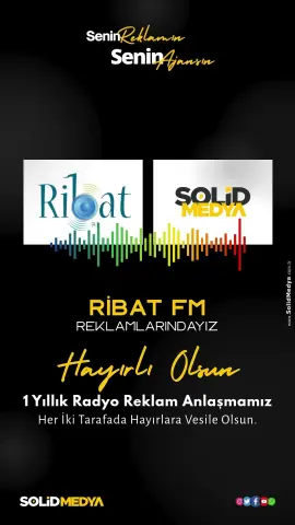 Ribat FM Radyo Reklam — Solid Medya reklam videosu